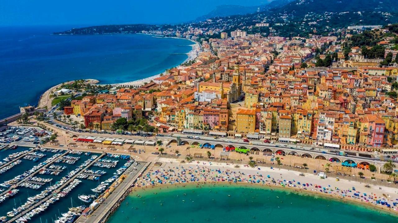Studio Avec Jardin - Garage - 500M Des Plages Ментона Экстерьер фото